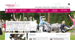 Desktop Screenshot of maskunseurakunta.fi
